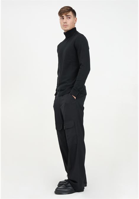 Pantalone casual nero da uomo con tasche IM BRIAN | PA3067009